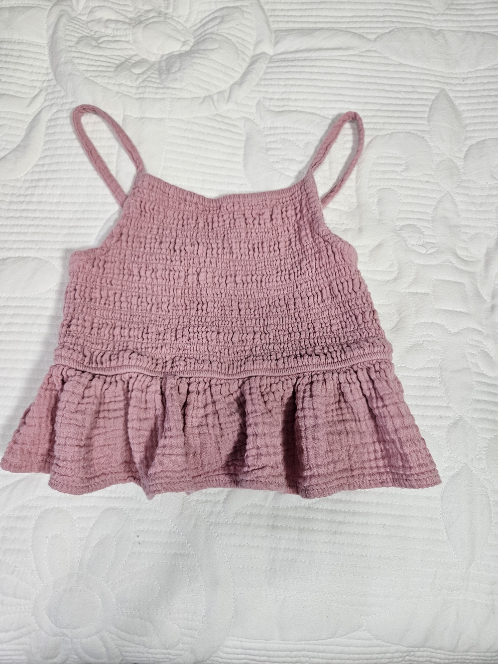 girls' cropped blouse